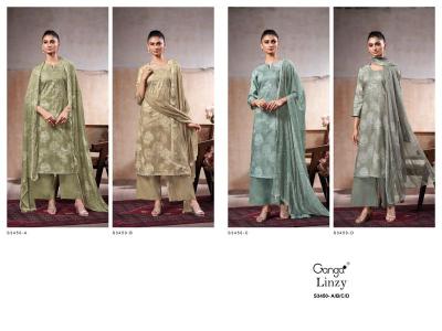 Ganga linzy 3450 Wholesale dress materials online
