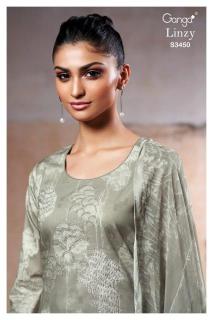 Ganga linzy 3450 Wholesale dress materials online