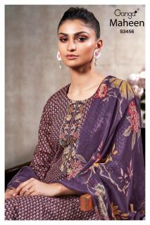 Ganga maheen 3456 Wholesale dress materials suppliers in Kolkata