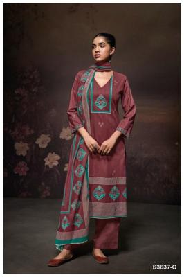 Ganga samantha 3637 Dress materials wholesalers in Surat