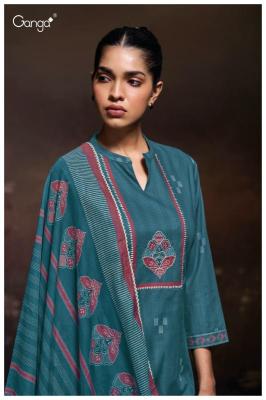 Ganga samantha 3637 Dress materials wholesalers in Surat
