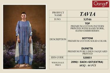 Ganga tavia 3546 Dress materials wholesale market in Bangalore