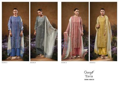 Ganga tavia 3546 Dress materials wholesale market in Bangalore