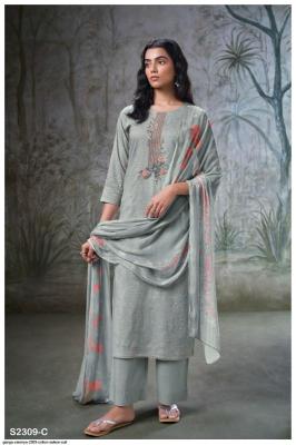 Ganga varenya 2309 Cotton dress materials in Kolkata