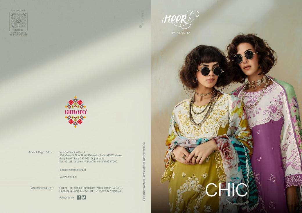 Heer chic vol-209 Wholesale dress materials market in Surat