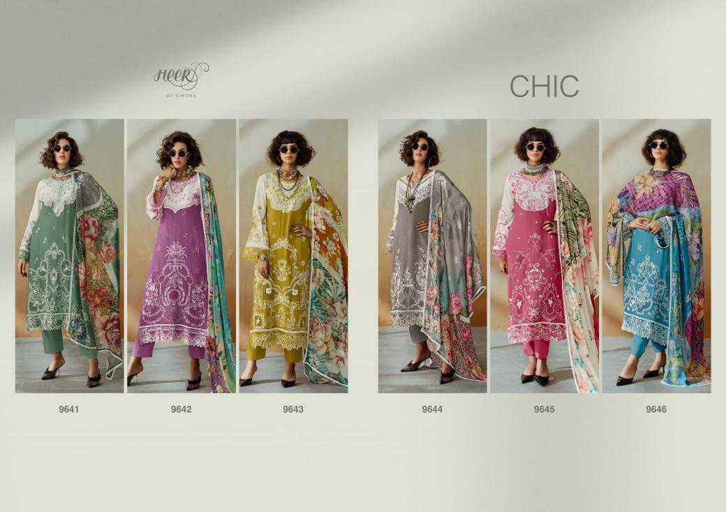 Heer chic vol-209 Wholesale dress materials market in Surat