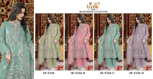 Iznik fab heavy organza Indian Salwar Kameez wholesale suppliers