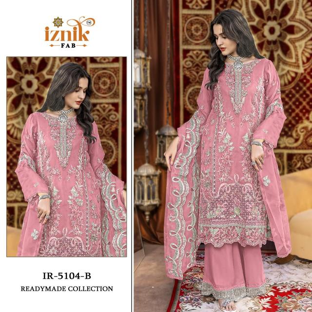 Iznik fab heavy organza Indian Salwar Kameez wholesale suppliers