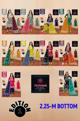 JJ pehnawa vol-01 Dress material distributor