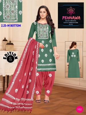 JJ pehnawa vol-01 Dress material distributor