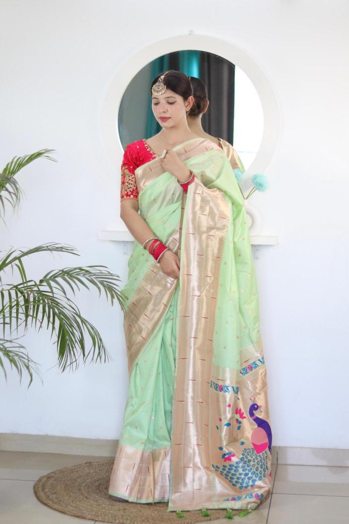 Kalakruti paithani soft silk Saree Manufacturers in Hyderabad