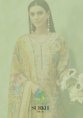 Karva designer studio surkh vol 2 Wholesale dress materials manufacturers in Bangalore