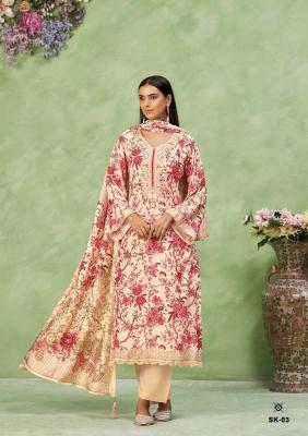 Karva designer studio surkh vol 2 Wholesale dress materials manufacturers in Bangalore