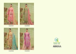 Karva desiner studio arrosa Printed dress materials suppliers