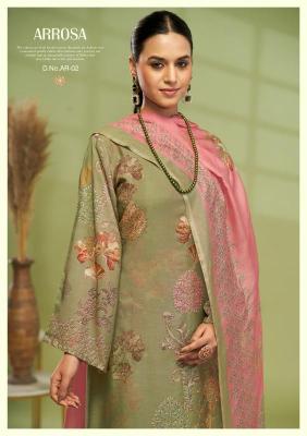 Karva desiner studio arrosa Printed dress materials suppliers