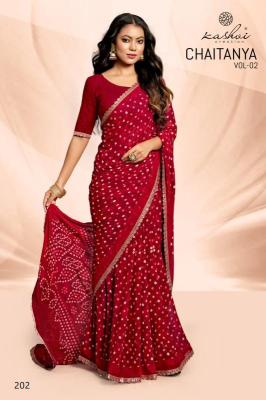 Kashvi creation chaitanya vol 2 Online saree wholesale in Gujarat