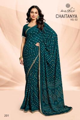 Kashvi creation chaitanya vol 2 Online saree wholesale in Gujarat