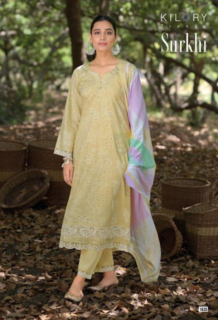 Kilory trends surkhi Wholesale designer suits supplier