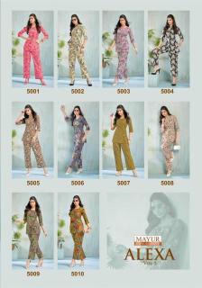 Mayur alexa vol-5 coord set Party wear Kurtis in Kolkata