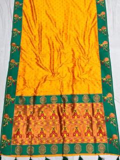 Meenakari Paithani soft silk Wholesale saree market in India