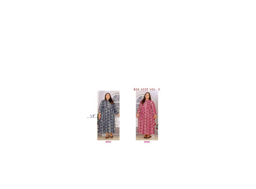 Moksh International Big Size Vol-2 Kurti Wholesale manufacturers in Surat