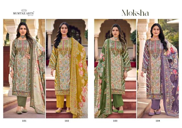 Mumtaz arts moksha Dress materials manufacturers in Surat
