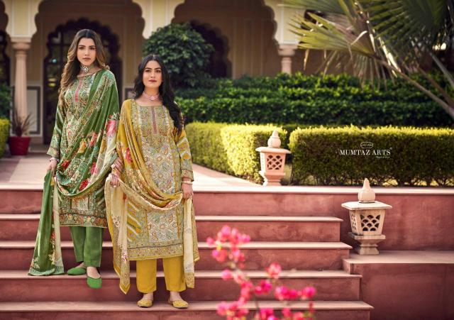 Mumtaz arts moksha Dress materials manufacturers in Surat