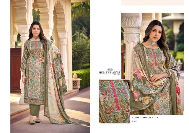 Mumtaz arts moksha Dress materials manufacturers in Surat
