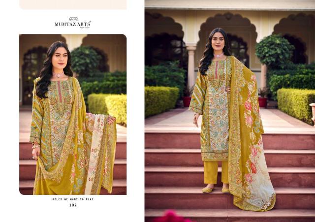 Mumtaz arts moksha Dress materials manufacturers in Surat