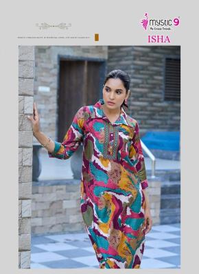 Mystic9 isha vol 1 Designer Kurtis in bulk