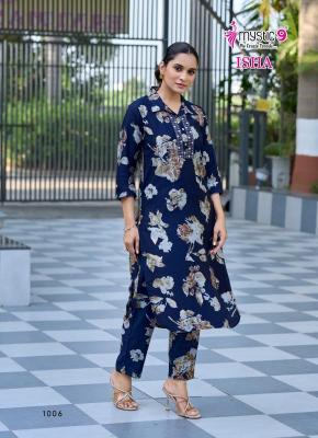 Mystic9 isha vol 1 Designer Kurtis in bulk