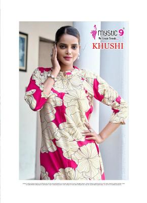 Mystic9 khushi vol 2 Wholesale kurti market in India