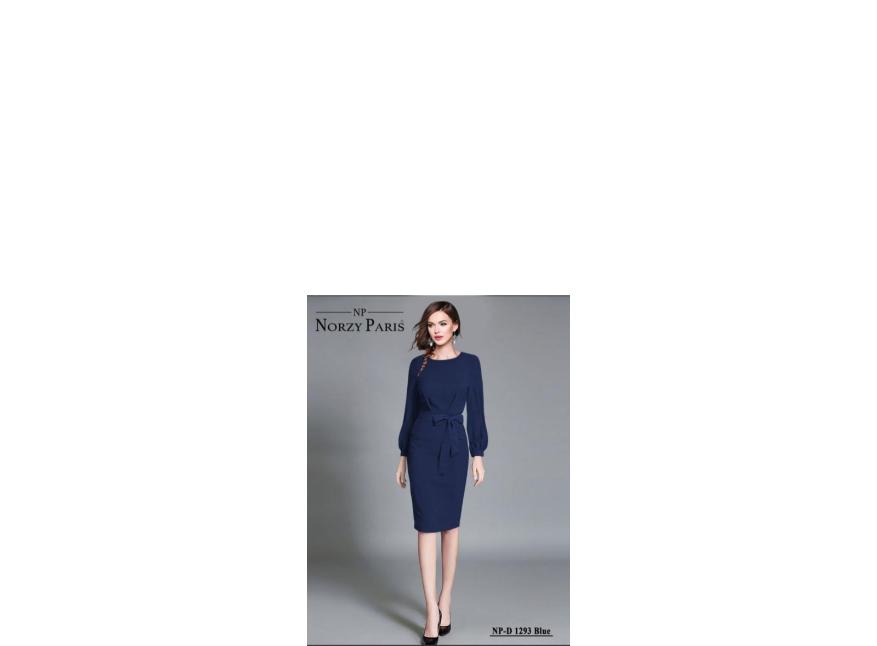 Norzy Paris NP D 1293 Blue , 1297 Chiku & 1299 Green Catalog one piece western dress in Surat