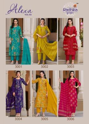 Radhika lifestyle alexa vol 3 Wholesale Kurtis in Ahmedabad