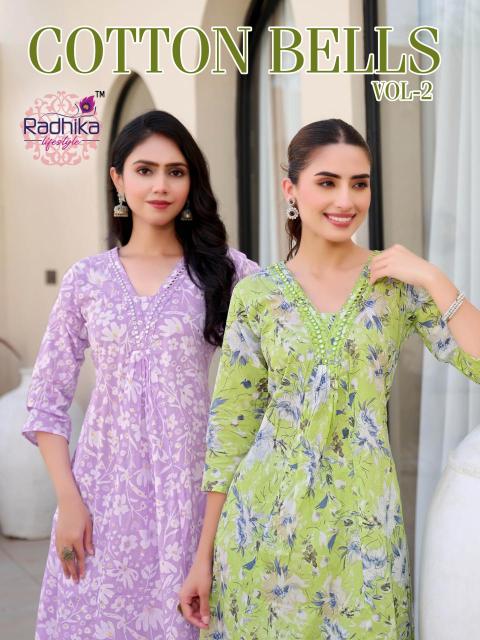 Radhika lifestyle cotton bells vol 2 Affordable Kurtis in Mumbai