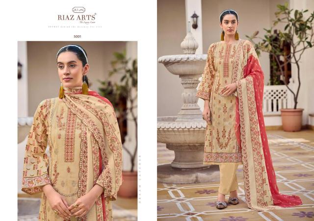 Riaz arts chevron Fancy dress material wholesale in Mumbai