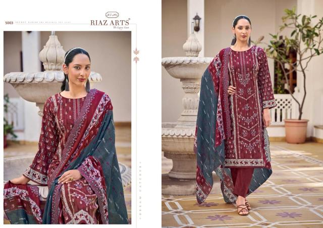 Riaz arts chevron Fancy dress material wholesale in Mumbai