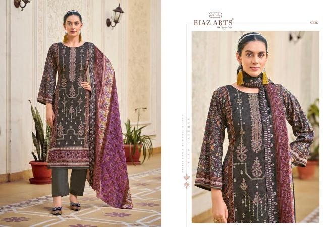 Riaz arts chevron Fancy dress material wholesale in Mumbai