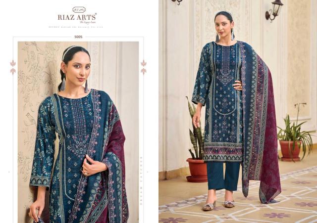 Riaz arts chevron Fancy dress material wholesale in Mumbai
