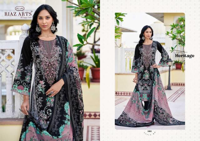 Riaz arts riaz musafir 26 Designer dress materials in Surat