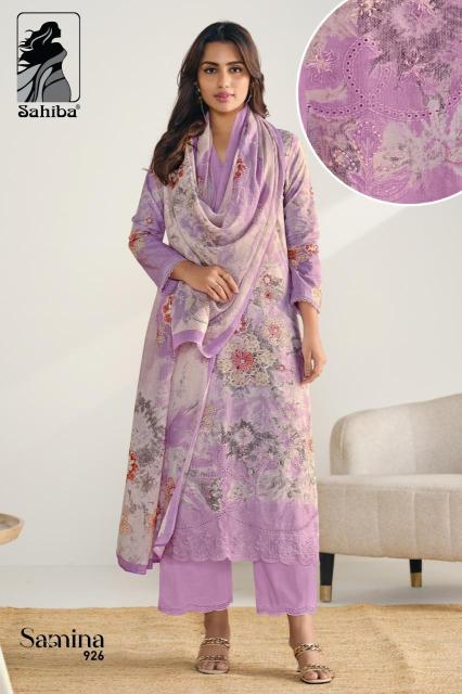 Sahiba samina Indian dress materials wholesale