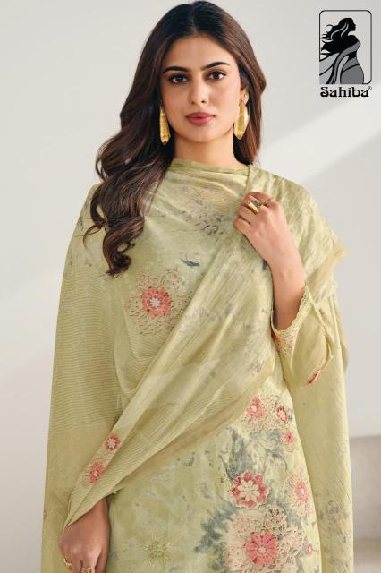 Sahiba samina Indian dress materials wholesale