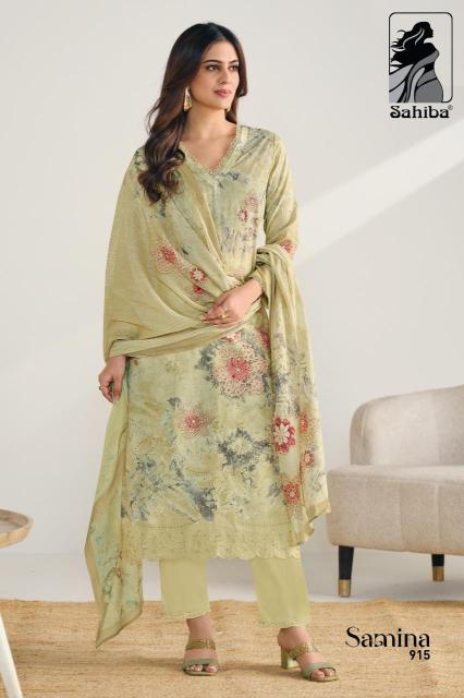 Sahiba samina Indian dress materials wholesale