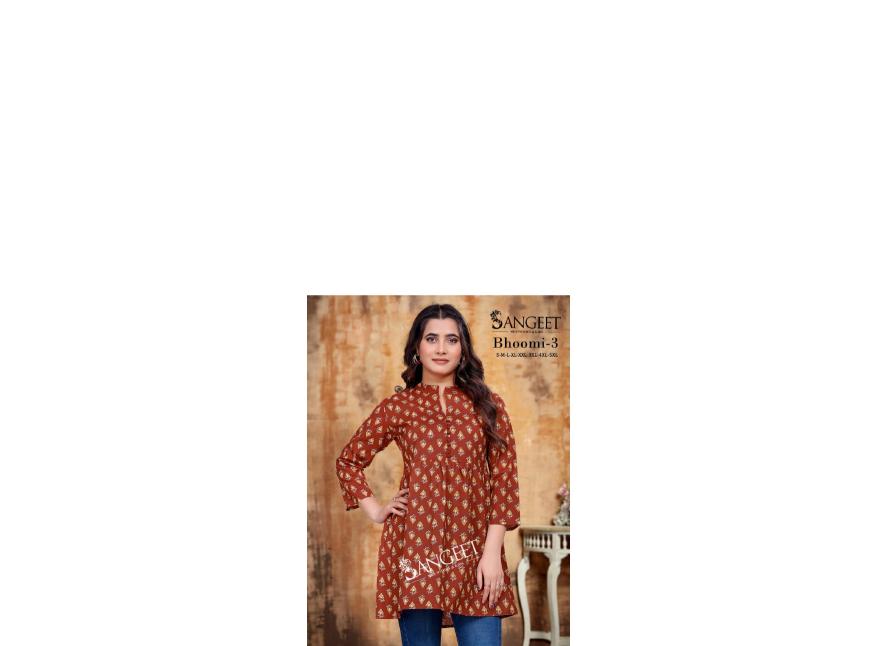 Sangeet Bhoomi vol 3 catalog kurti fabric manufacturers in SURAT
