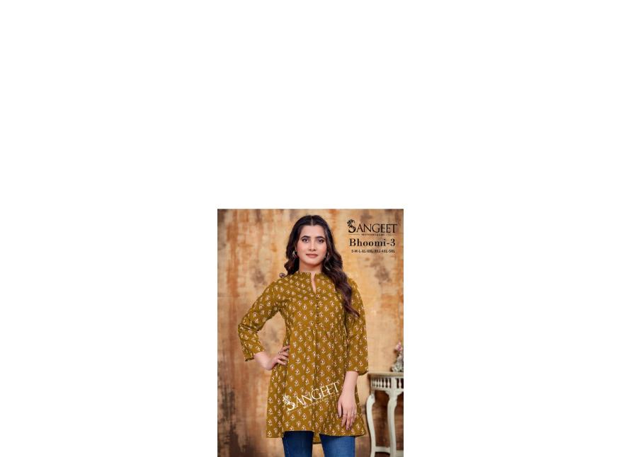Sangeet Bhoomi vol 3 catalog kurti fabric manufacturers in SURAT