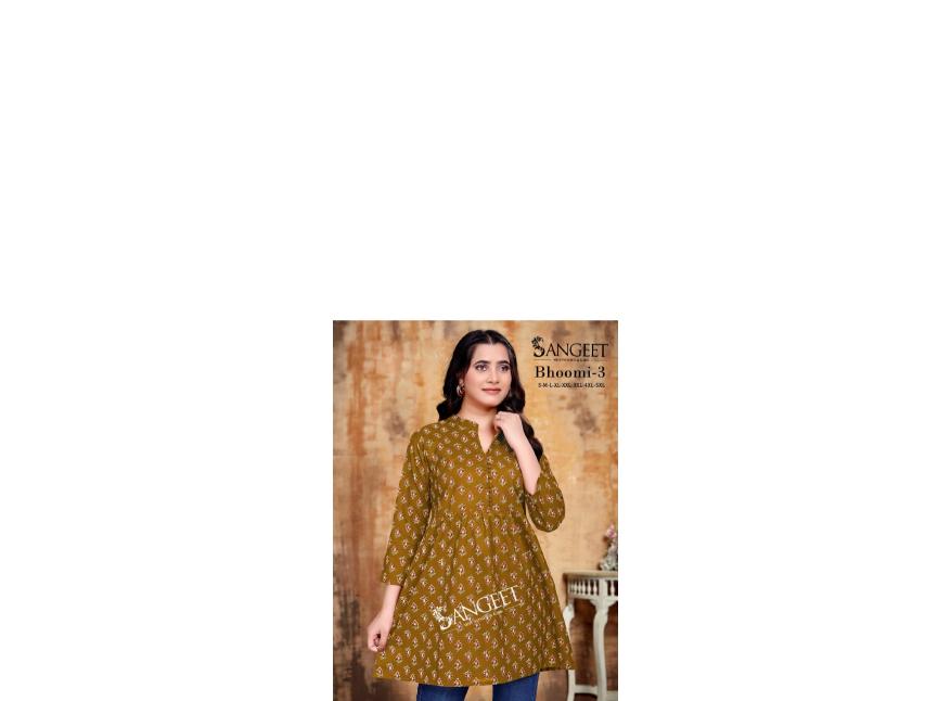 Sangeet Bhoomi vol 3 catalog kurti fabric manufacturers in SURAT