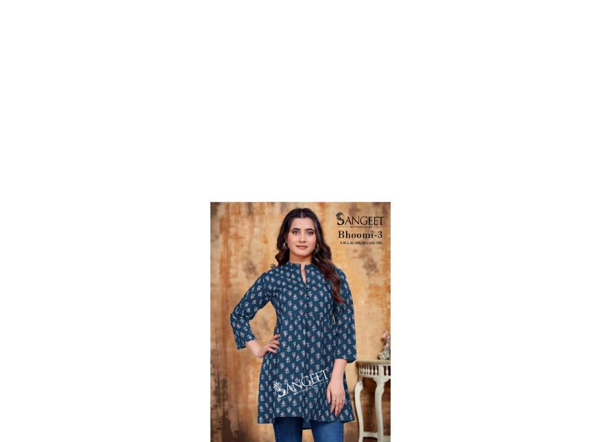 Sangeet Bhoomi vol 3 catalog kurti fabric manufacturers in SURAT
