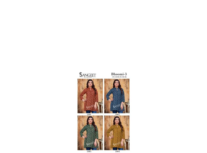 Sangeet Bhoomi vol 3 catalog kurti fabric manufacturers in SURAT