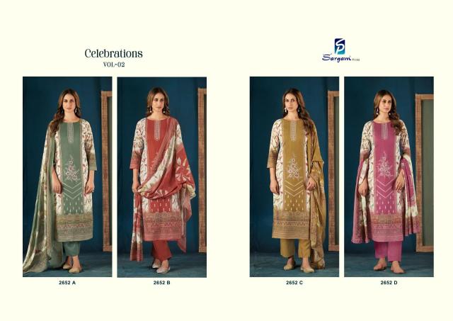 Sargam celebration vol 2 Printed dress materials in Kolkata