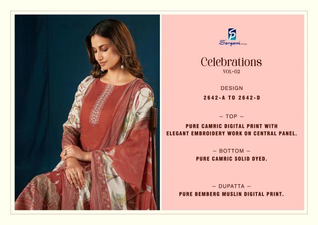 Sargam celebration vol 2 Printed dress materials in Kolkata